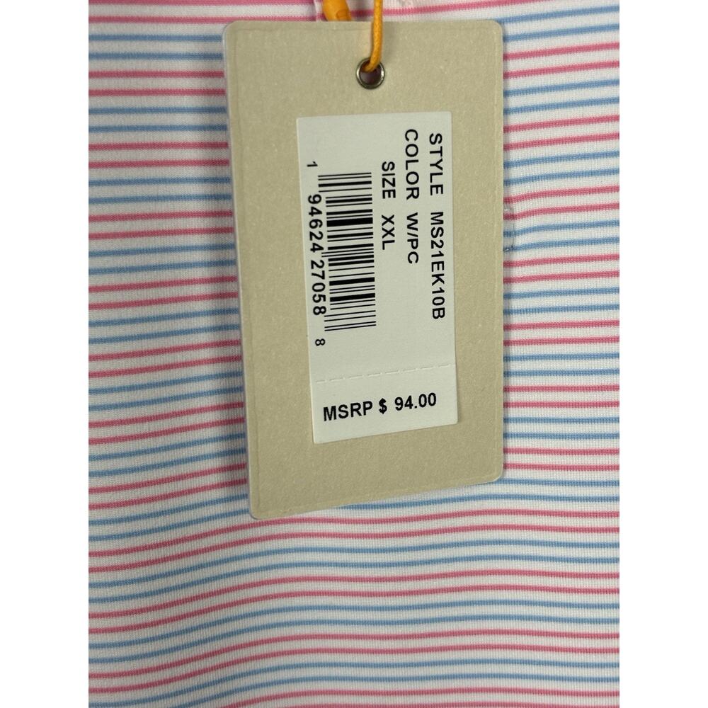 NEW Peter‎ Millar Summer Comfort Crown Sport Men’s Polo Golf Shirt Size XXL Logo - Picture 6 of 8